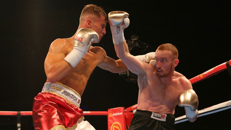 That 'lovely' left hook lands for Martin