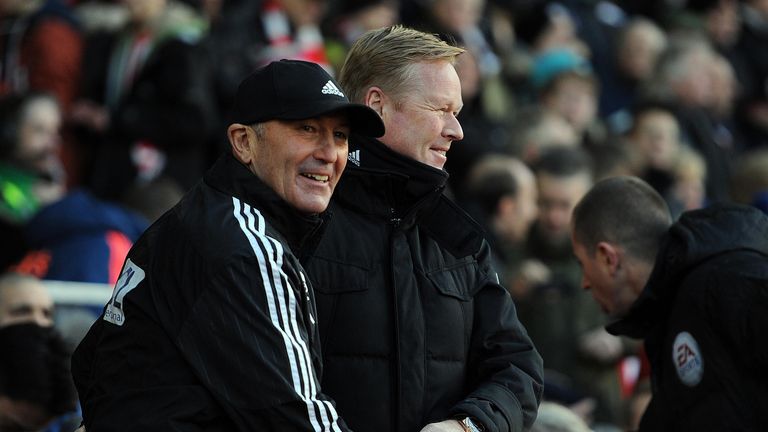 Tony Pulis and Ronald Koeman