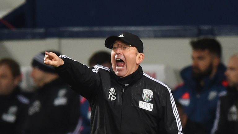 West Brom manager Tony Pulis