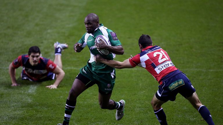 Topsy Ojo is back in the No 15 jersey for London Irish