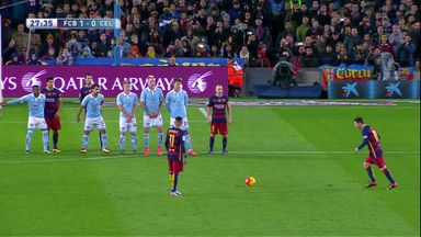 Magical Messi free-kick