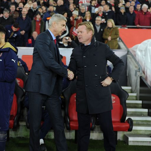 Koeman confronts Wenger