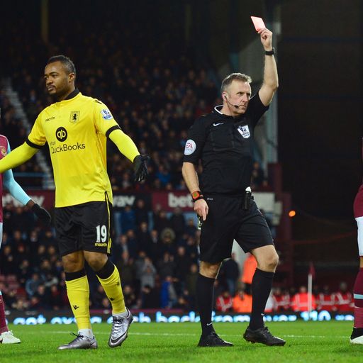 Ayew red costs Villa
