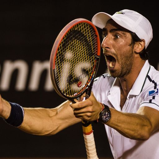 Nadal loses to Cuevas