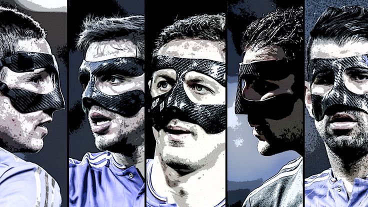 Numerous Chelsea players have worn protective masks in recent seasons