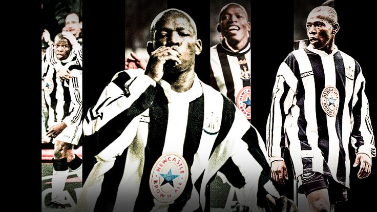 Newcastle's Faustino Asprilla signed for the club from Parma in February 1996