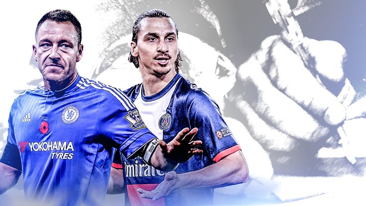 John Terry and Zlatan Ibrahimovic will be available on free transfers