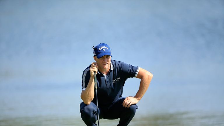 Alex Noren holds a one-shot lead after the opening round in Dubai.