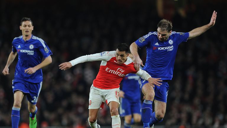 Alexis Sanchez made his first appearance since November against Chelsea