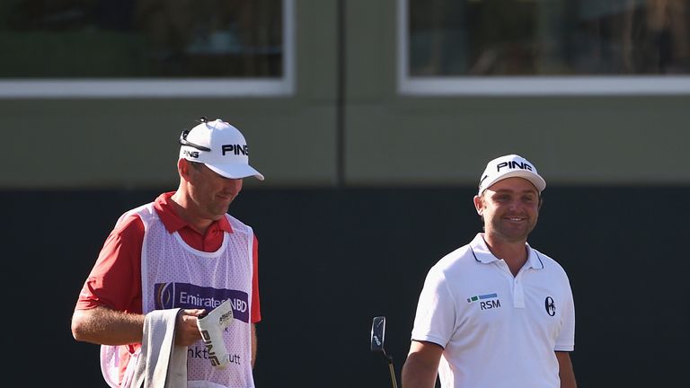 Andy Sullivan birdied six holes during his third round in Dubai