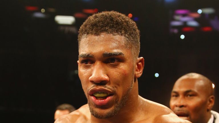 Anthony Joshua may be fighting for a world title on April 9