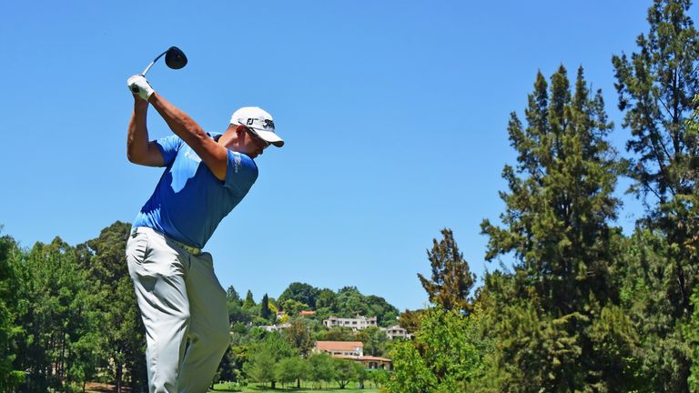 Anthony Michael leads by two at the halfway stage despite a late bogey at 17