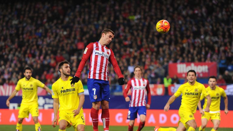 Antoine Greizmann fails to break the deadlock against Villarreal