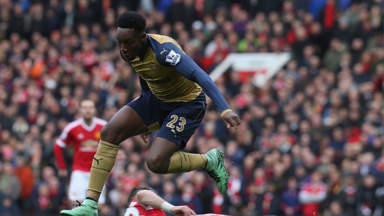 Morgan Schneiderlin slides in on Danny Welbeck 