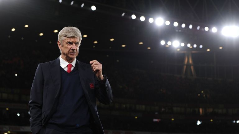 LONDON, ENGLAND - FEBRUARY 02:  Arsene Wenger the Arsenal Manager before the Barclays Premier League 