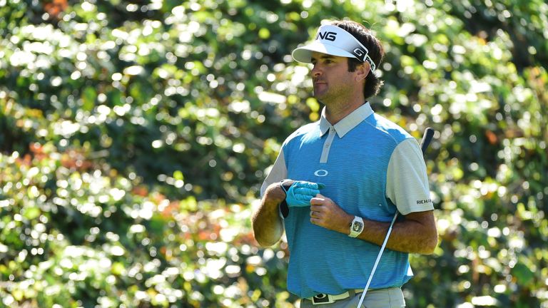 Bubba Watson during the final round of the Northern Trust Open at Riviera Country Club