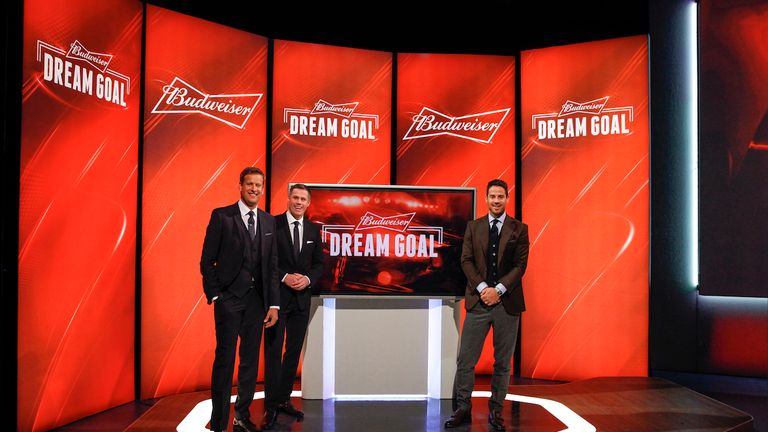 Ed Chamberlin, Jamie Carragher and Jamie Redknapp are hunting for top amateur strikes as part of Budweiser's Dream Goal campaign