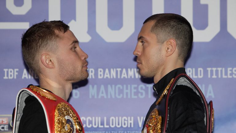 Carl Frampton and Scott Quigg are at odds over a dressing room