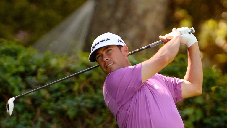 Chez Reavie during round three of the Northern Trust Open at Riviera Country Club