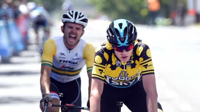 Chris Froome came home fourth, just ahead of Jack Bobridge