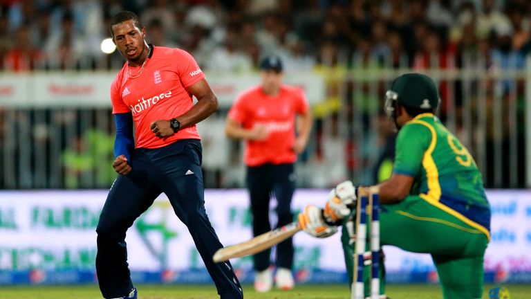 Chris Jordan took three wickets in England's Twenty20 loss to South Africa