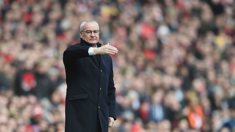 Leicester City manager Claudio Ranieri