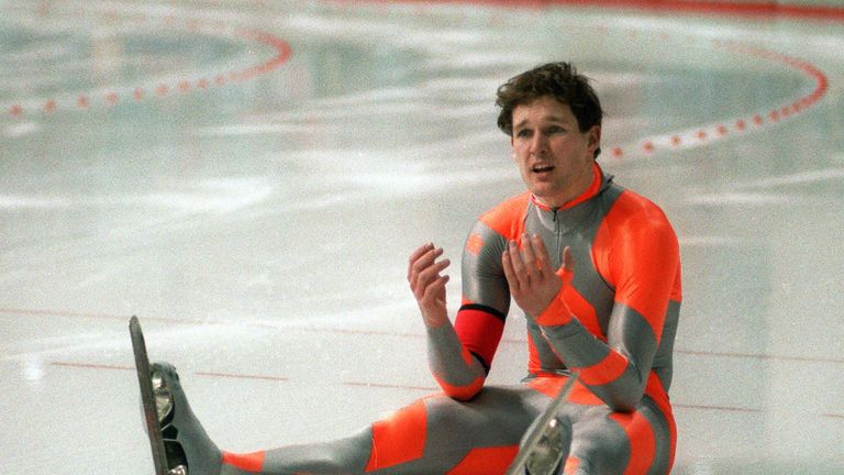 Speed skater Dan Jansen endured an emotional Winter Games in 1988