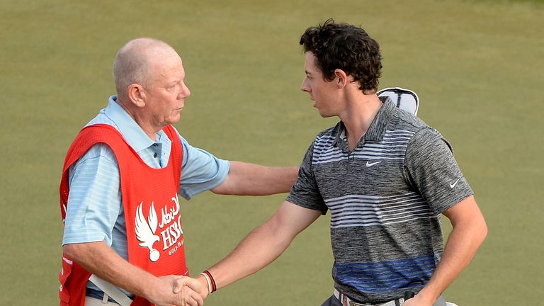 Dave Renwick was Ricardo Gonzalez's caddie in 2014 when they faced Rory McIlroy in Abu Dhabi