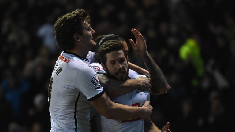 Jacob Butterfield celebrates the opening goal