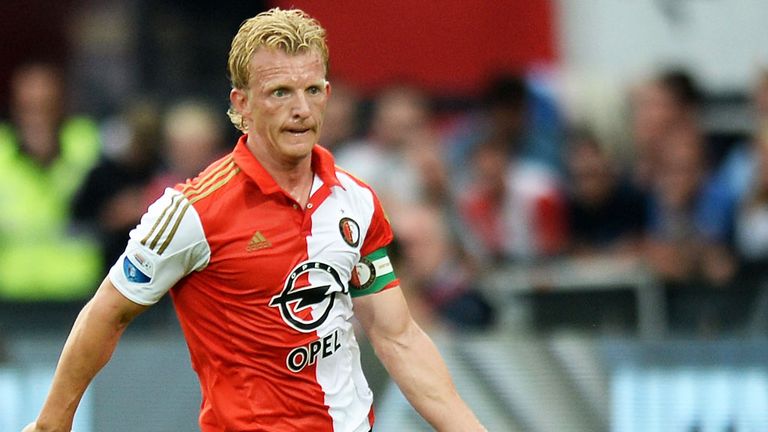 Dirk Kuyt scored in Feyenoord's draw with Roda JC