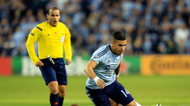 Dom Dwyer (R) has been at Sporting Kansas City for four years