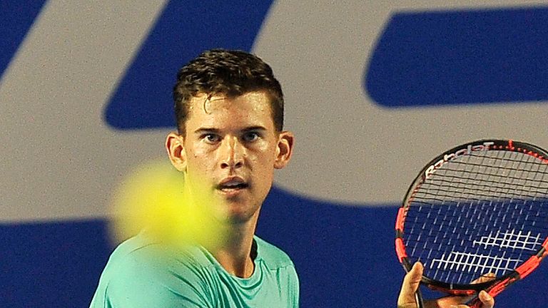 Dominic Thiem is into the last four in Acapulco