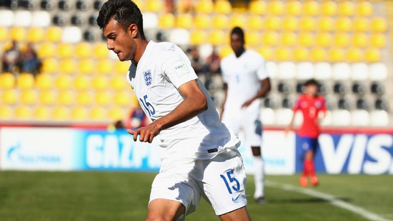 Easah Suliman in action at the FIFA U17 World Cup in Chile