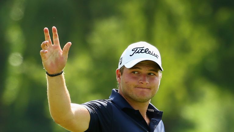 Zander Lombard picked up seven shots in as many holes around the turn