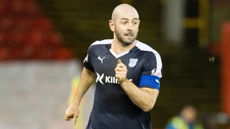 Dundee midfielder Gary Harkins