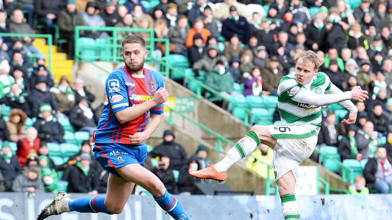 Gary Mackay-Steven fires Celtic into the lead against Inverness CT