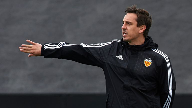 Gary Neville manager of Valencia 