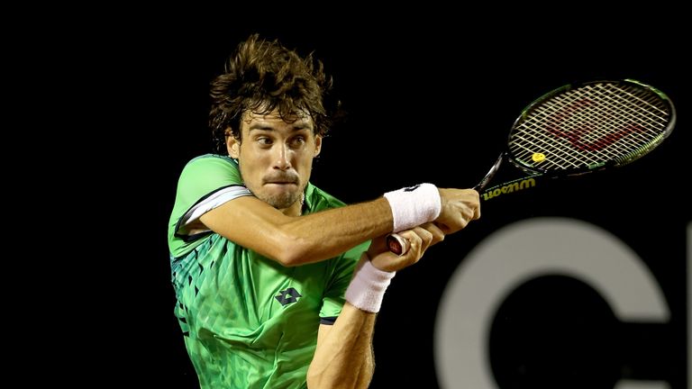 Guido Pella of Argentina impressing at the Rio Open