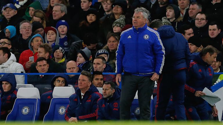 Chelsea's interim manager Guus Hiddink