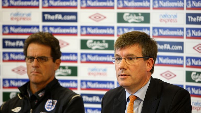 LONDON COLNEY, ENGLAND - JUNE 09:  Ian Watmore, FA Chief Executive