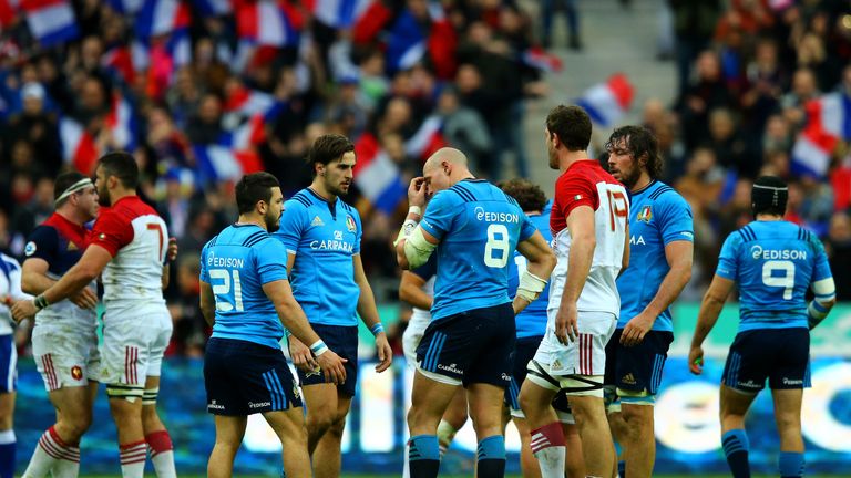 Italy lost their Six Nations opener to France in Paris