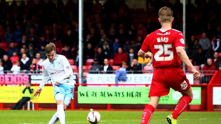 James Maddison of Coventry scores