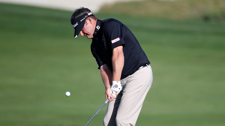 Jason Bohn, pictured two weeks ago at Pebble Beach, suffered a mild heart attack shortly after completing his second round in the Honda Classic on Friday