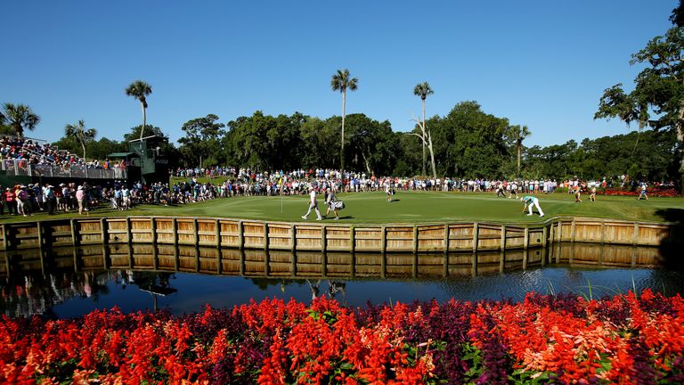 The three made up the featured group for the opening round of the Players Championship 