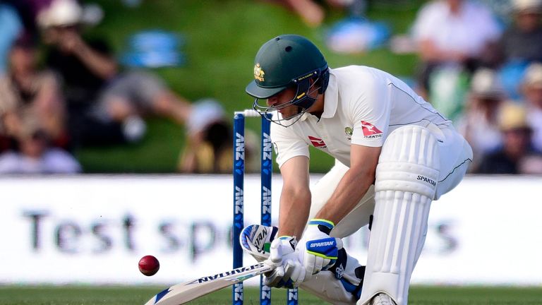 Joe Burns was one of two centurions for Australia against New Zealand, alongside captain Steve Smith