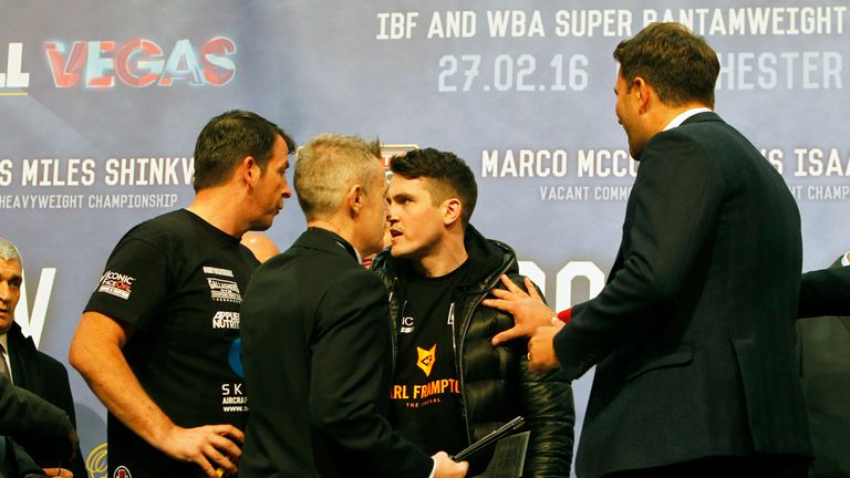 Joe Gallagher, Shane McGuigan, Eddie Hearn