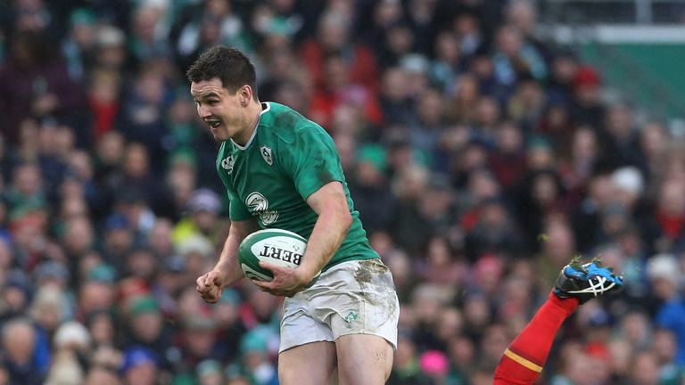 Johnny Sexton in action for Ireland against Wales