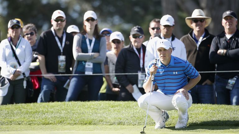 Spieth posted his best round of the week on Sunday
