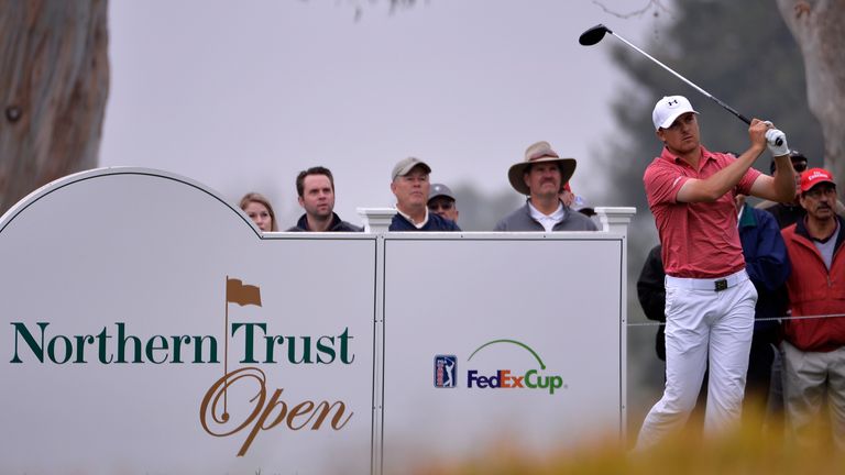 Spieth in action at last year's Northern Trust Open