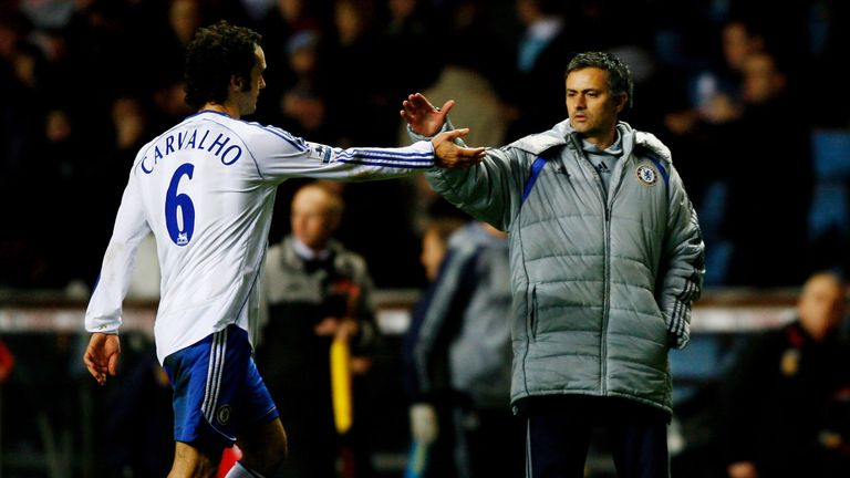 Jose Mourinho managed defender Ricardo Carvalho at Porto, Chelsea and Real Madrid